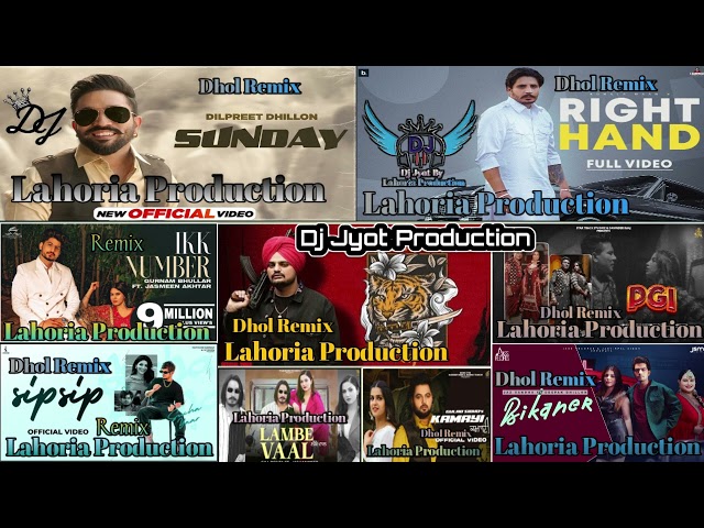 New December 2023 Nonstop Mashup Bhangra New Dhol Remix Punjabi Songs Dj Jyot By Lahoria Production class=