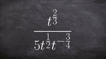 Simplifying a rational expression with rational exponents