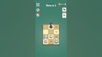 Pocket Chess level 15 walkthrough solution (stalemate and mate)