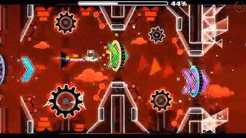 DEMON WEEK #4 Bionic Button By: TheRealDarnoc complete!! (Easy demon with 857 attempt and 1/3 coins)