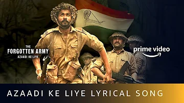 Azaadi Ke Liye Lyrical Video Song | Pritam | Arijit Singh, Tushar Joshi | Amazon Prime Video