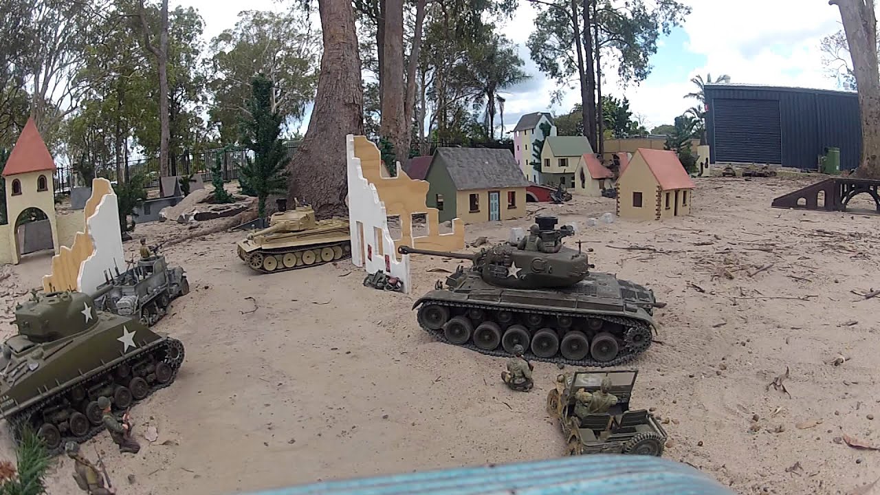 US Army Base Raided North Brisbane RC Tank Club YouTube