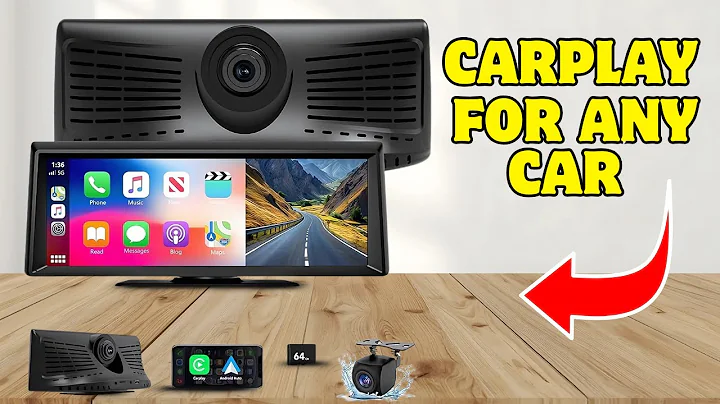 Portable Wireless CarPlay Screen 2025 | Dash Cam + Backup Camera Full Setup & Review