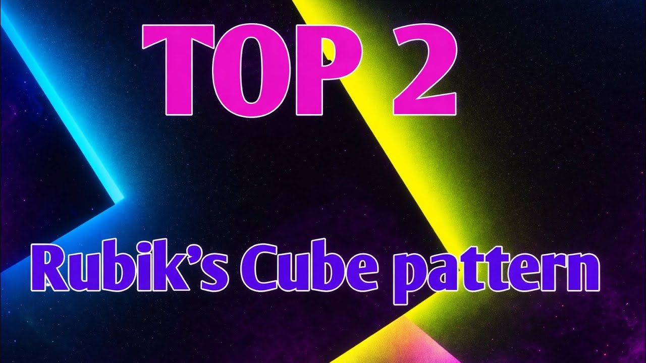 How to Rubik's Cube top to pattern  😲😲😲😲😲😲❤️❤️❤️❤️ 