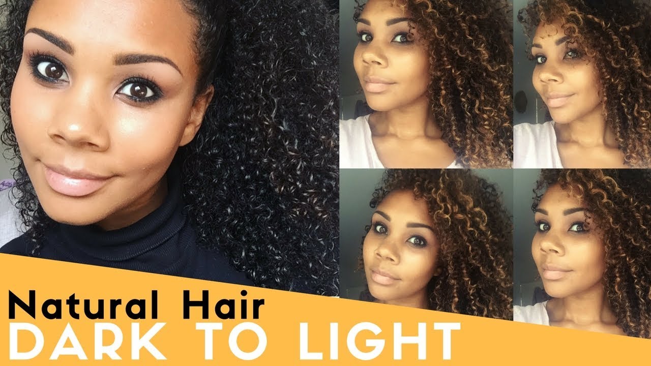 Dying My Natural Hair - Dark and lovely Golden Bronze - how to lighten ...
