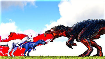 CELESTIAL ALLO LVL 20.000 & ASCEND CEL ALLOSAURUS VS NEW CHAOS DODOREX (ARK SURVIVAL EVOLVED BATTLE)