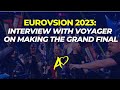 Capture de la vidéo Eurovsion 2023: Interview With Voyager On Making The Grand Final!
