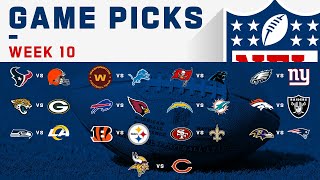 Week 10 Game Picks! | NFL 2020