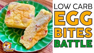 Keto EGG BITES Battle  Low Carb COPYCAT STARBUCKS Egg Bites Recipe!