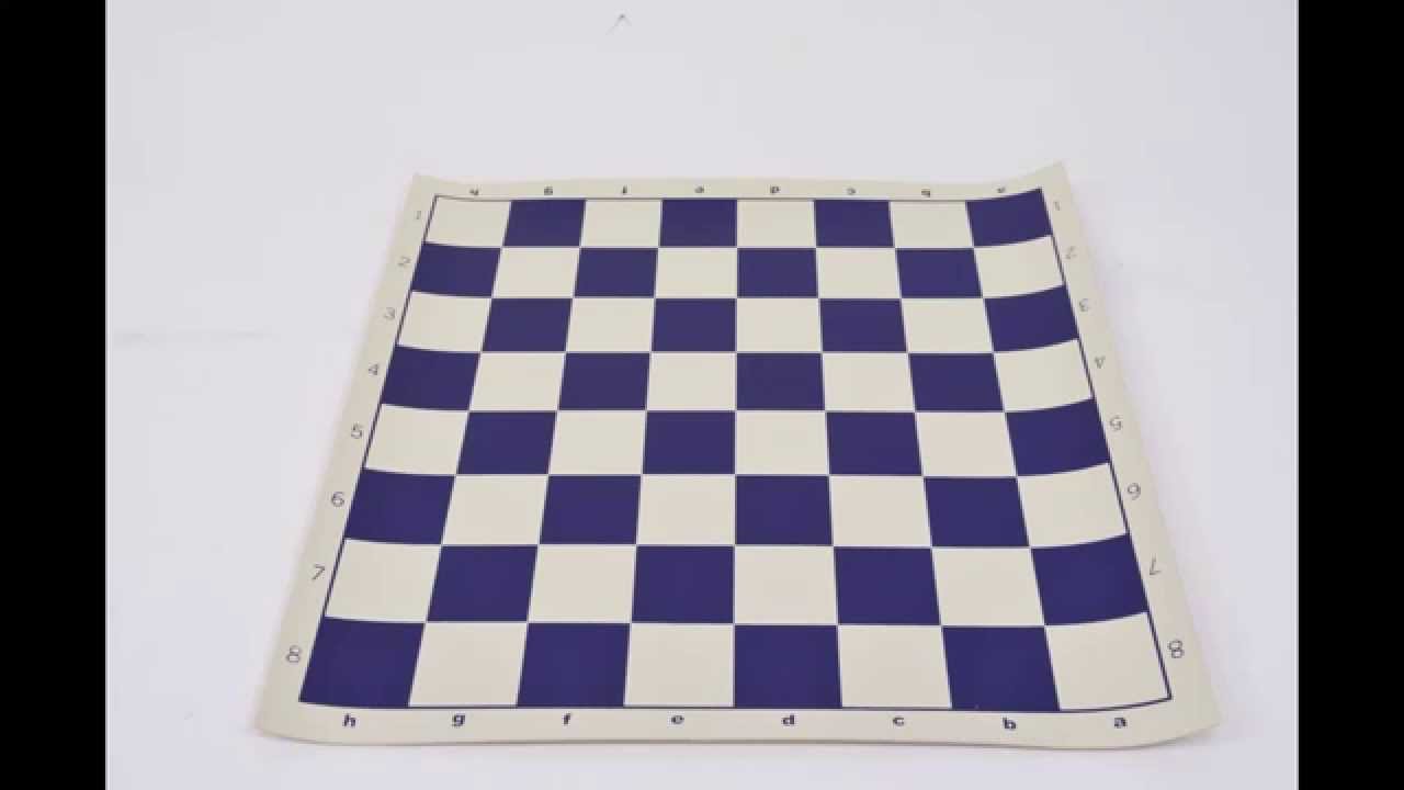 Analysis 12 Vinyl Chess Board - Blue