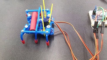 3D printed Arduino based hexapod robot