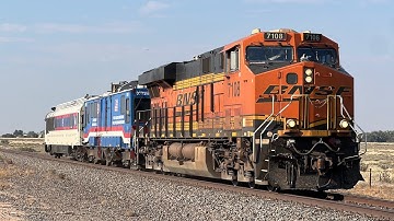 WOAH! BNSF 7108 Leads FRA T220-1-10 Inspection Train Down the Joint Line!!