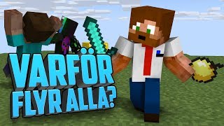 VARFÖR FLYR ALLA? | Lucky Islands (Minecraft)