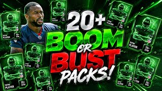 20 TOTW BOOM OR BUST PACKS INSANE PULLS Madden Mobile 27