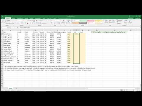 Videó: Hány IF függvény helyezhető be az Excelbe?