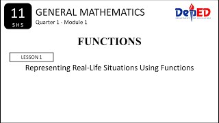 Grade 11 General Mathematics Q1M1 - Functions | Bisaya Explanation - Math Bisaya