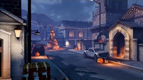 Standoff Halloween Map - Hardpoint Mission - Core - Multiplayer Mode - Call Of Duty Mobile