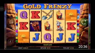 GOLD FRENZY & Eye of Horus. Decent Wins on £2 & £3 bets. Virgin Games UK online slots. screenshot 1