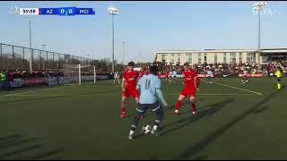 Stephen Mfuni vs AZ Alkmaar U19