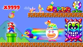 Rainbow Boss Battle: What if Mario Odyssey had NEW Custom Mushroom POWER UPS | ADN MARIO GAME