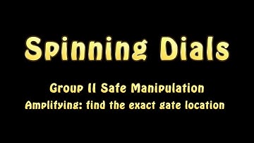 Group 2 Safe Manipulation Course - Part 4c - Amplifying: find the exact gate location
