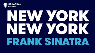 Video thumbnail of "FRANK SINATRA - NEW YORK, NEW YORK (KARAOKE WITH LYRICS)"