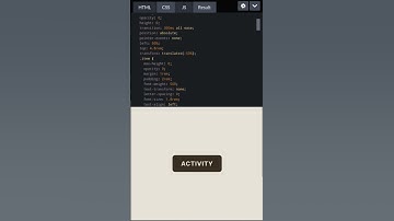 CSS Activity info button