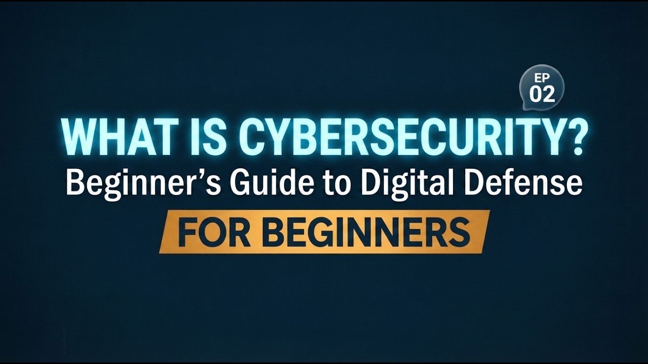 ⁣What is Cybersecurity? Beginner’s Guide to Digital Defense | Cybersecurity Roadmap EP02