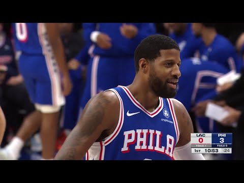 Paul George WASTES NO TIME Getting First Bucket of Season 🔥