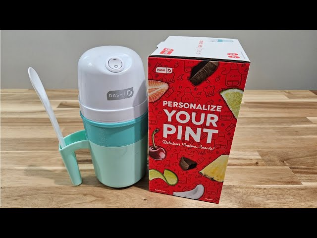 DASH My Pint Electric Ice Cream Maker Opened Box Instructions Included