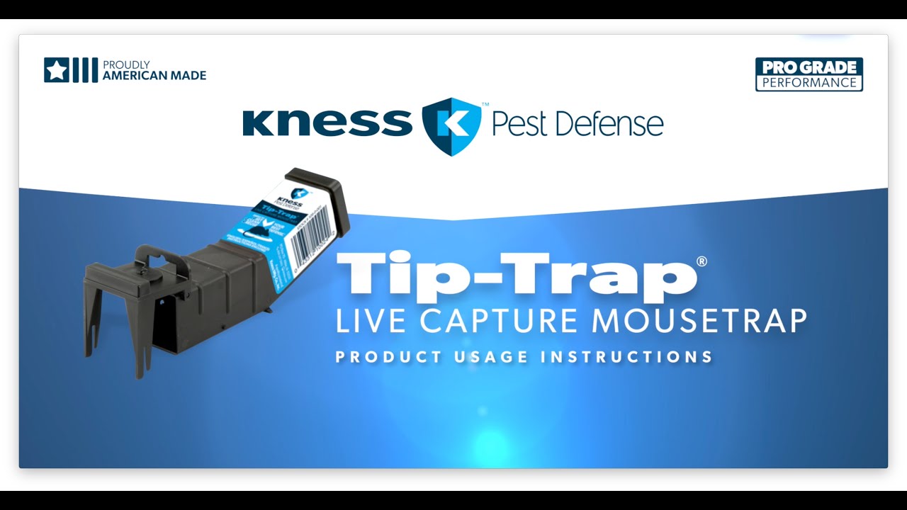 Kness Tip-Trap Live Mouse Trap 109-0-002-2Pk