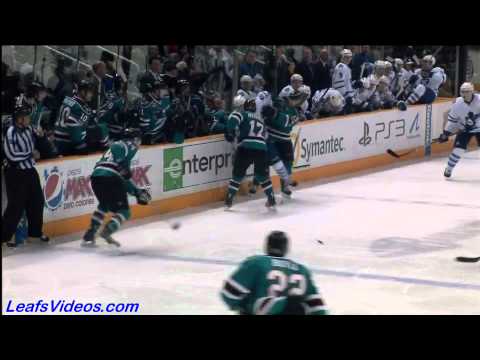 Maple Leafs @ Sharks - Phil Kessel Scores - 110111