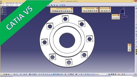 5.2 Lagerdeckel 1 variant - Catia v5 Training - Thick pad - Circular pattern - Radial alignment