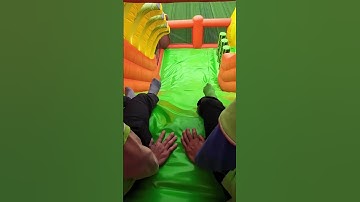 The double slide is awesome #inflatableslide #inflatable #slide #awesome