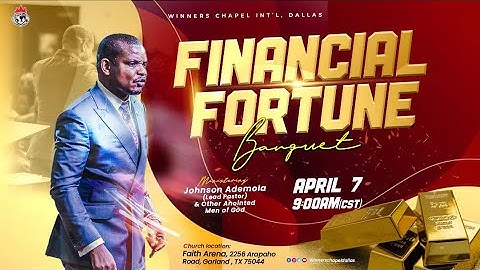 Financial Fortune Banquet Service.  April 7, 2024