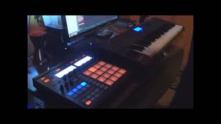 Making a beat with the NI Maschine