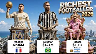 RICHEST Footballers at World Cup 2026 💰 Ronaldo $1.2B to Yamal $35M #messi #ronaldo