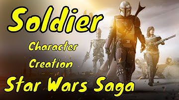 Soldier Character Creation for Star Wars Saga Roleplaying Game 🔴#4k LIVE