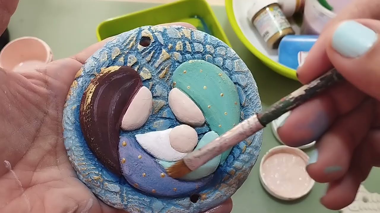 Crea adornos navideños con cemento!