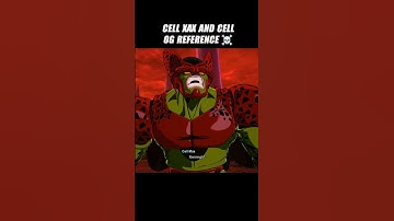 Cell Max And Cell Og Reference Lol 🤯 #crashout #cell #sparkingzero #dragonballz #dbz
