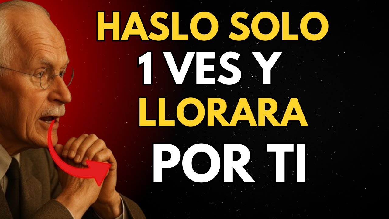 HAZ ESTO 1 VEZ y él LLORARÁ POR TI toda la NOCHE… sin saber POR QUÉ | Carl Jung