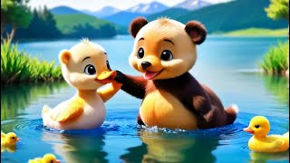 Together to Protect the Forest: The Story of Little Bear and Duck/Children's Tales