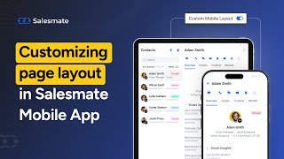 Customize Page Layout in the Salesmate Mobile App