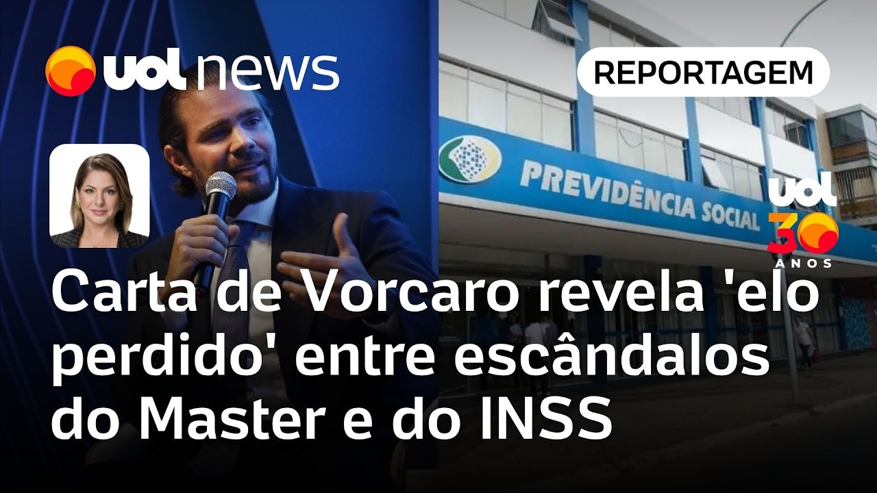 Carta de Vorcaro revela 'elo perdido' entre escândalos do Banco Master e do INSS | Daniela Lima