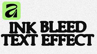 How to Create Ink Bleed Text Effect in Affinity Designer