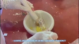 ANALISIS KUALITATIF SENYAWA FORMALIN 