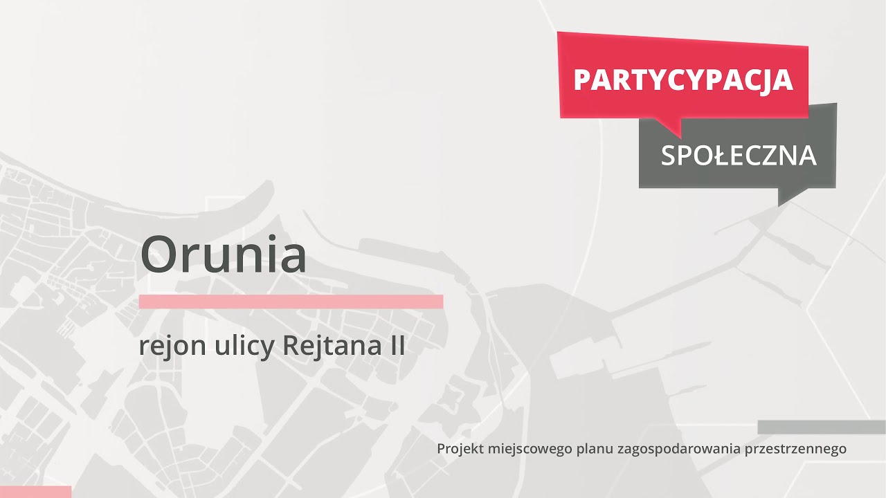 Orunia - zmiany przestrzenne w rejonie ulicy Rejtana