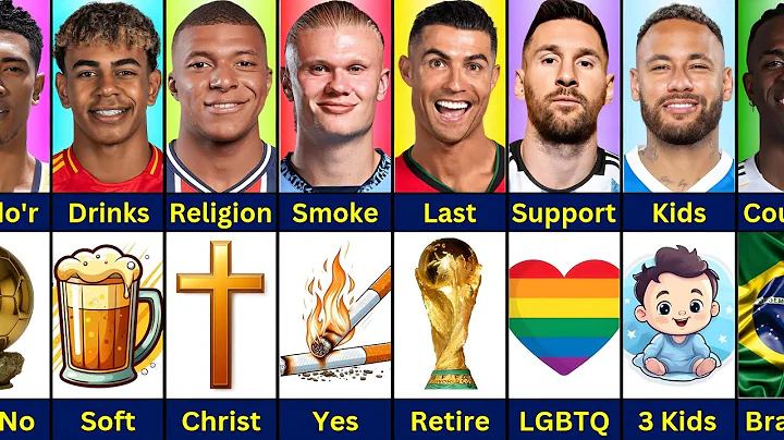 Comparison: Ronaldo vs Messi vs Neymar vs Mbappe vs Haaland vs Vinicius vs Yamal vs Bellingham