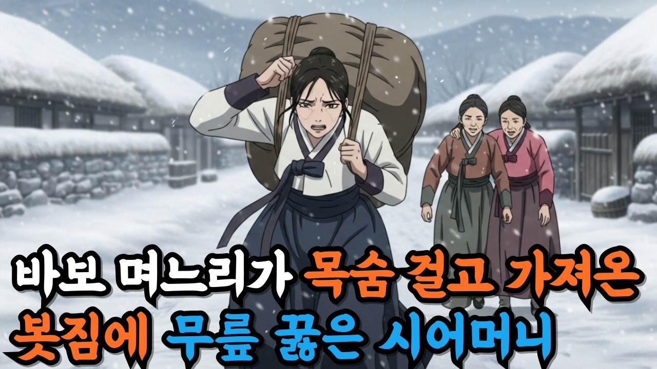 지혜를 숨긴 바보 며느리의 봇짐 속 정체에 시어머니는 무릎 꿇고 마는데...| 야담. 민담. 옛날이야기. 오디오북