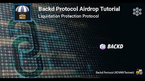 Backd Protocol  Airdrop Tutorial (Kovan Testnet)